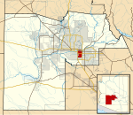 Maricopa County Incorporated and Planning areas Tempe highlighted